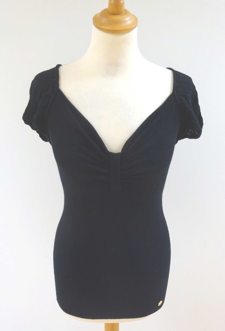 Morgan Tops: Morgan - Strick Top - schwarz Grösse S/M – Gebraucht aus Zofingen von Justizia_01