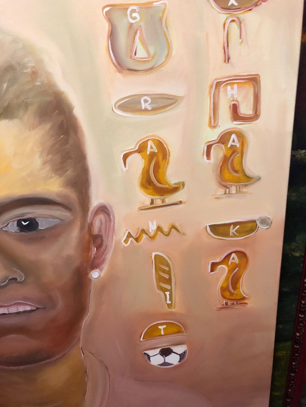 Dipinti: Granit Xhaka Öl auf Leinwand von Juel – Usato da Basel venduto da sch_9g6x 2