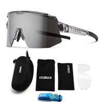NEU! BLIZ Sportbrille: Transparent-Kristall & Silber
