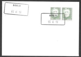 GR Brief Aushilfsstempel SOGLIO 13.XI.78