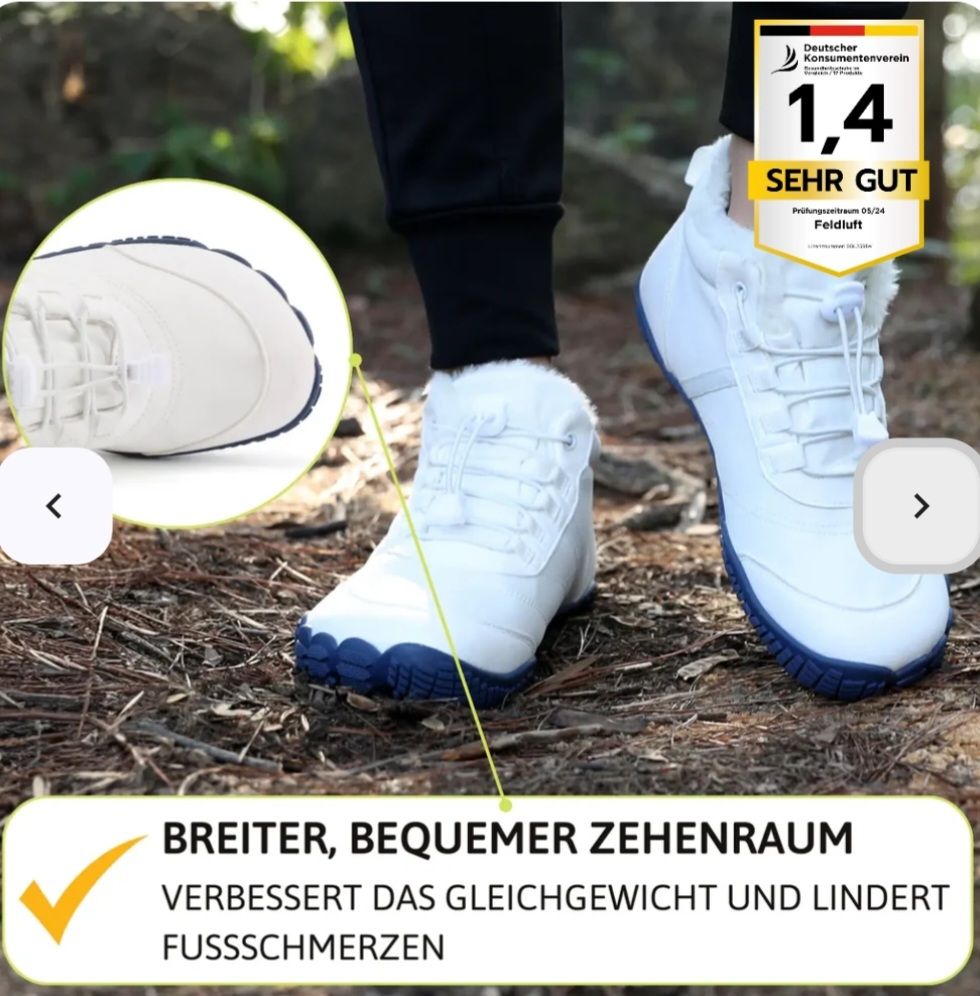 Herrenschuhe: Winter ❄️ Barfussschuhe👣 Gr. 42 – Neu und originalverpackt aus Uerikon von IchBinEineBiene 2