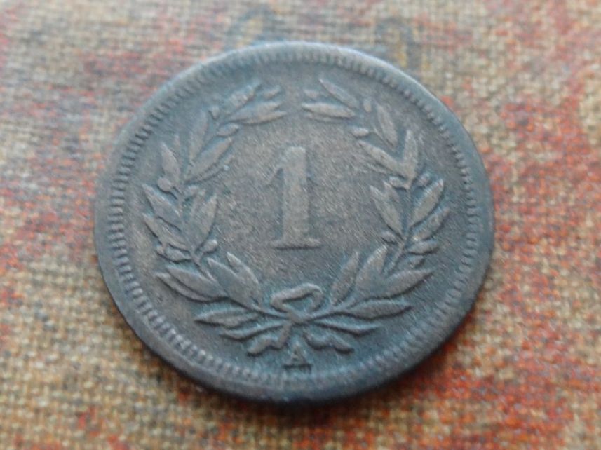 Tutti le monete: 1 Rp. 1851  (D) – Usato da Romanel-sur-Lausanne venduto da Swift13 1
