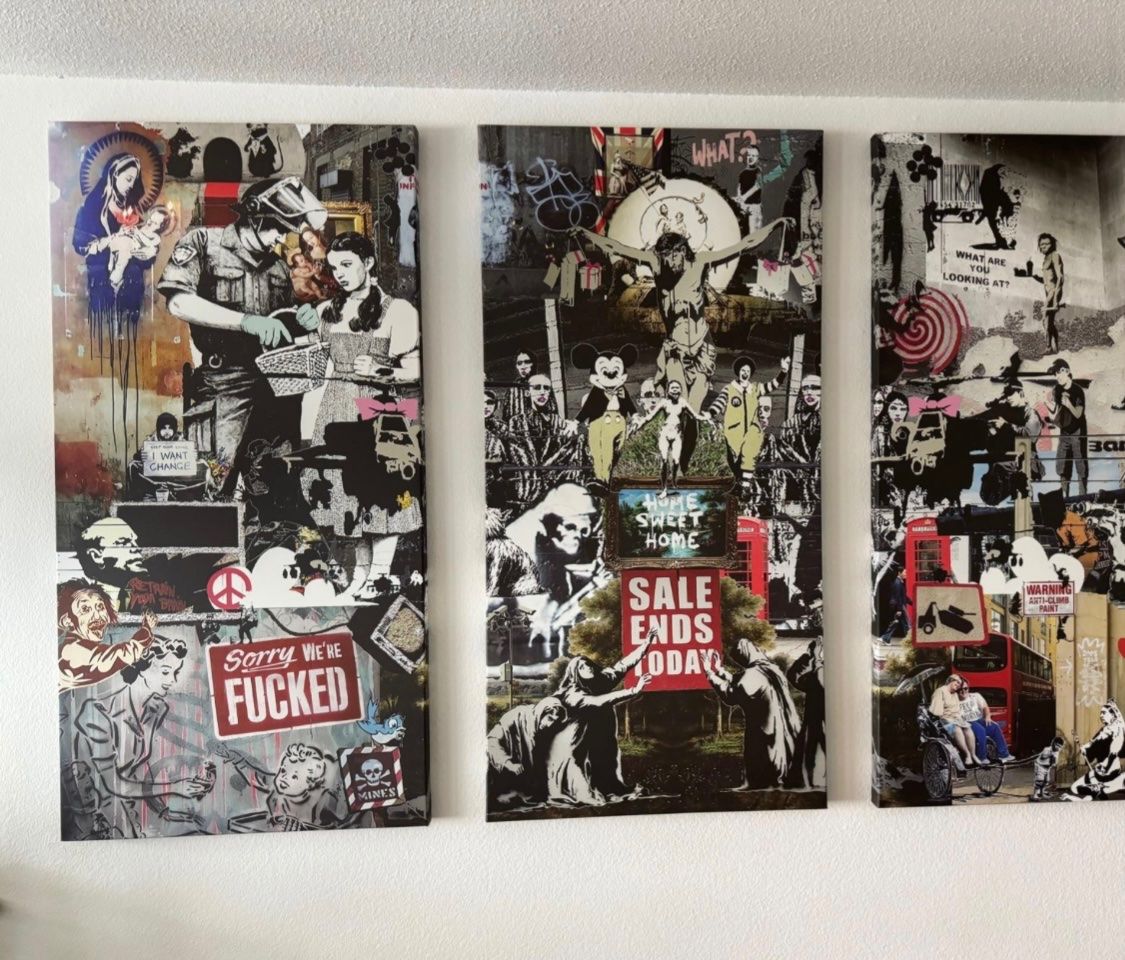 Foto & Immagini: Banksy Collage – Usato da Winterthur venduto da Brigitte62