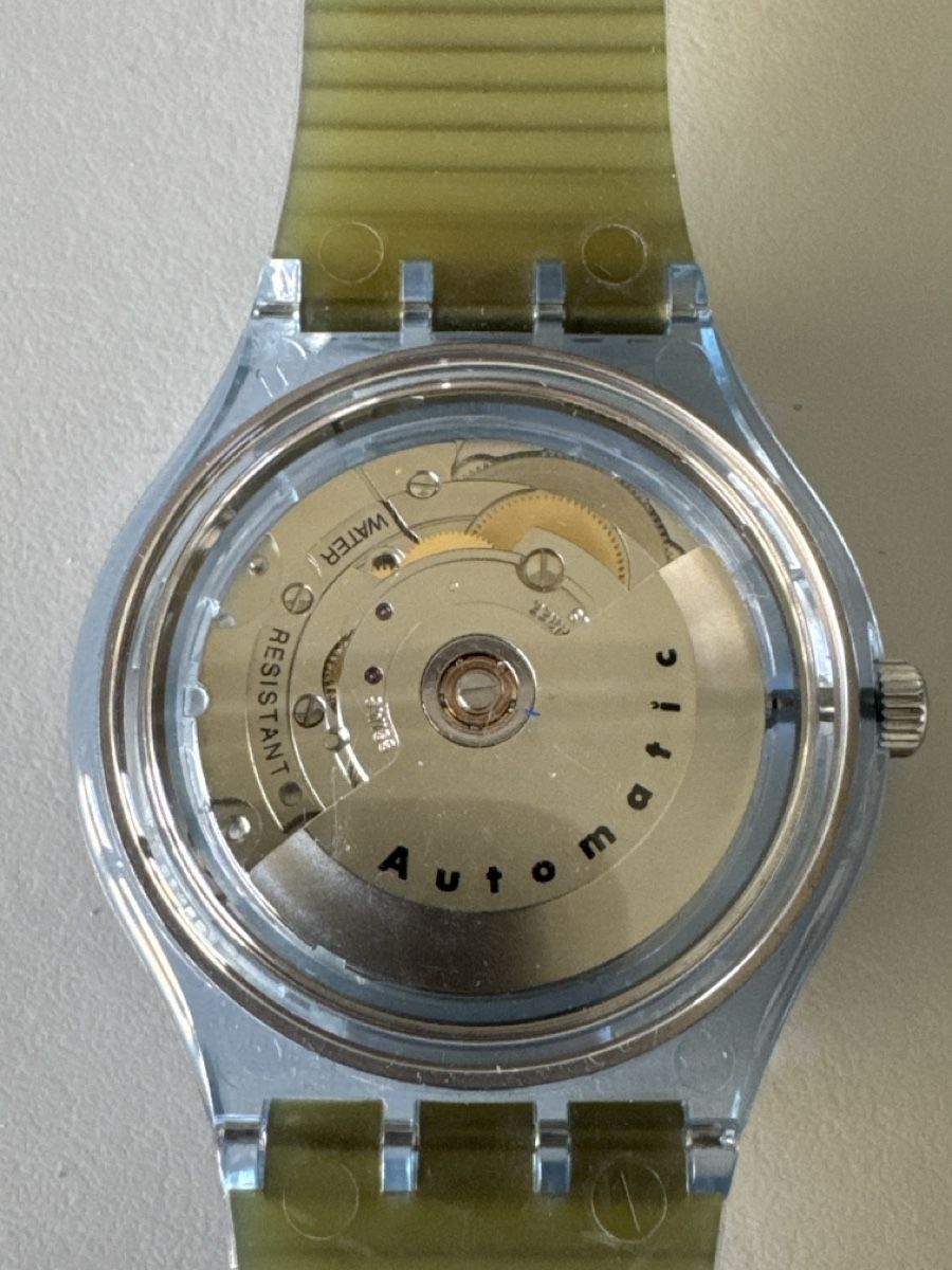 Swatch Orologi: Swatch Automatic 1991  SAN100  Blue Matic – Usato da Zürich venduto da Smarties13 5