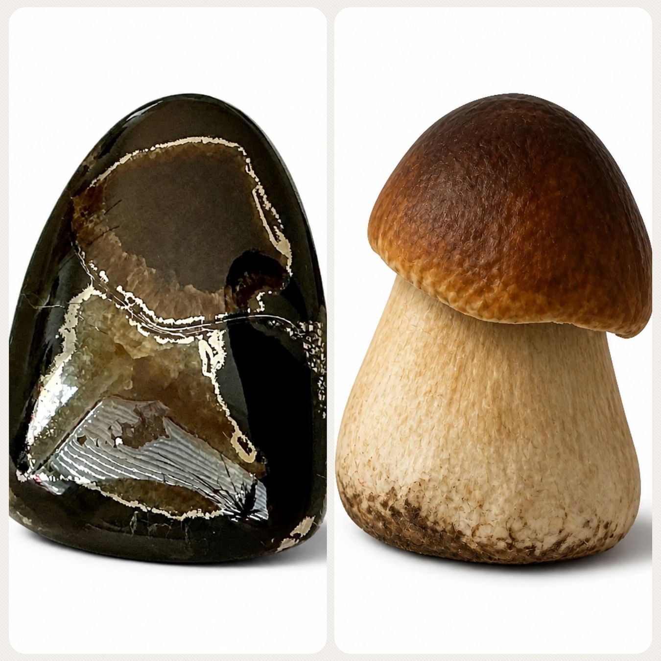 Minerali & Pietre curative: Ein seltener Simbircit mit natürlichem Pyrit. Cabochon – Nuovo e nell'imballaggio originale da Geroldswil venduto da Lilleke