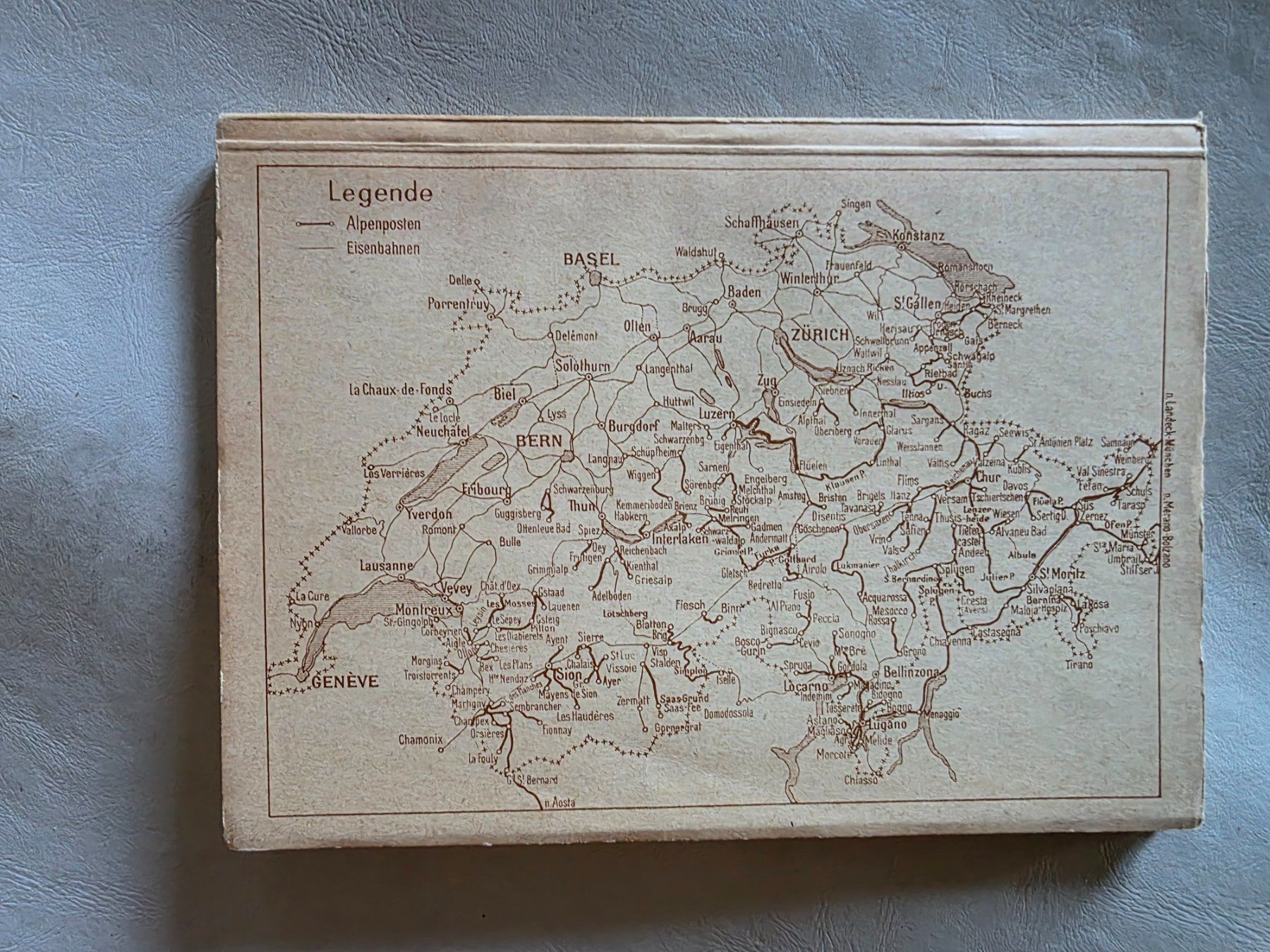 Cartine & Atlanti: Grimsel Pass - Schweizerische Alpenposten 1939 – Usato da Walterswil BE venduto da Lonitti 3