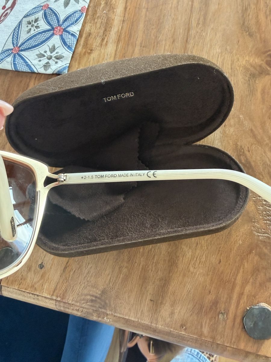 Tom Ford Occhiali & Lenti: Tom Ford Celia Gr.59 Sonnenbrille Creme – Usato da Meggen venduto da Contenance7 5