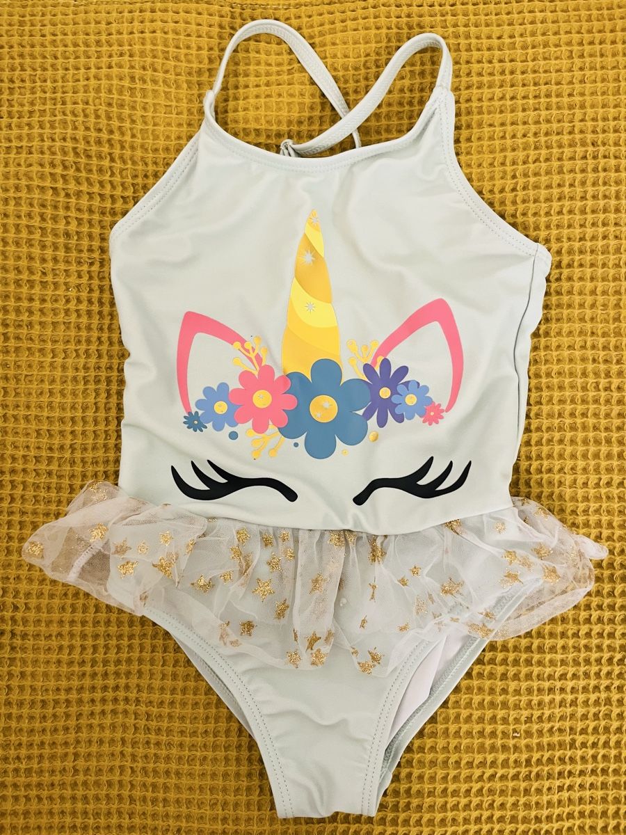 Costumi da bagno & Bikini: Badeanzug Grösse 92/98 Einhorn  – Usato da Chur venduto da kar_rhc7