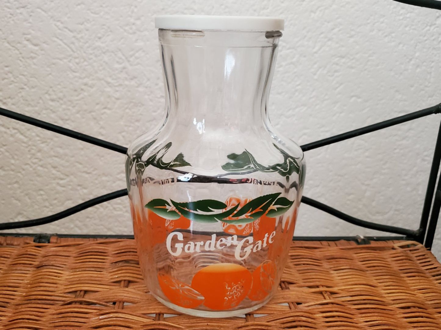 Caraffe: Carafe avec couvercle décor oranges – Usato da Rennaz venduto da La_malle_du_dauphin