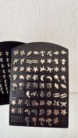 Trendige Ohrstecker Set, Silberfarben,Neu,