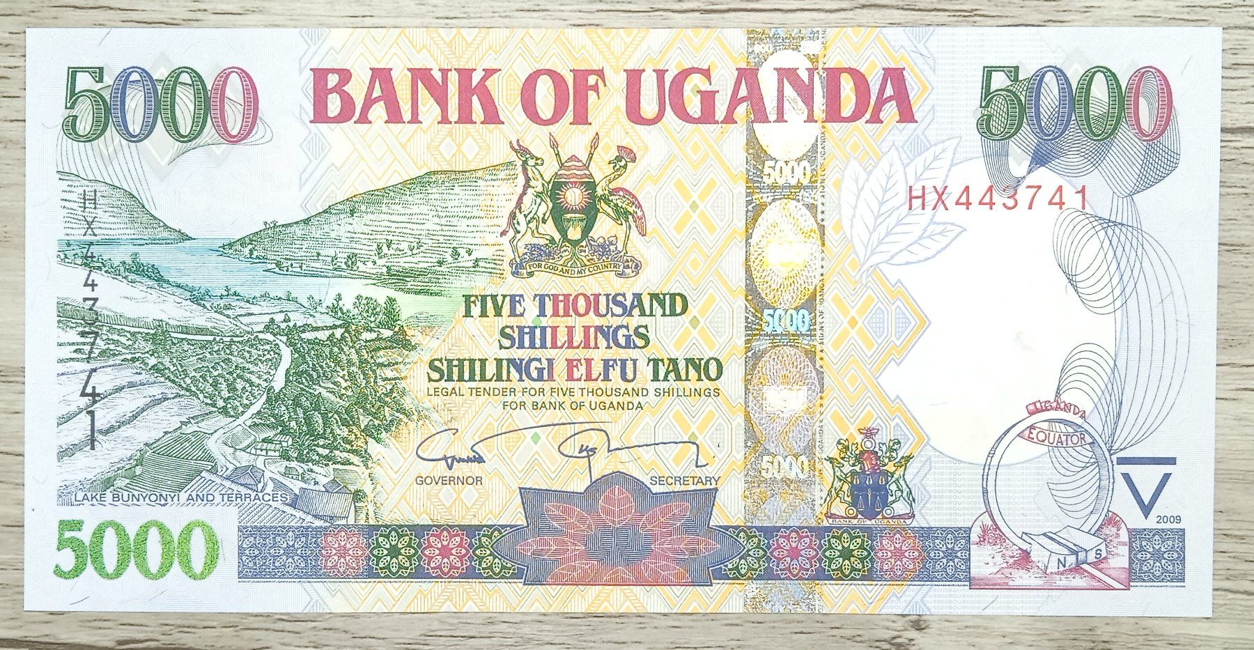 Banconote: Ouganda 5000 Shillings UNC – Nuovo (secondo la descrizione) da Cousset venduto da Patricio77