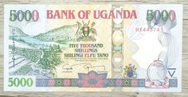 Ouganda 5000 Shillings UNC