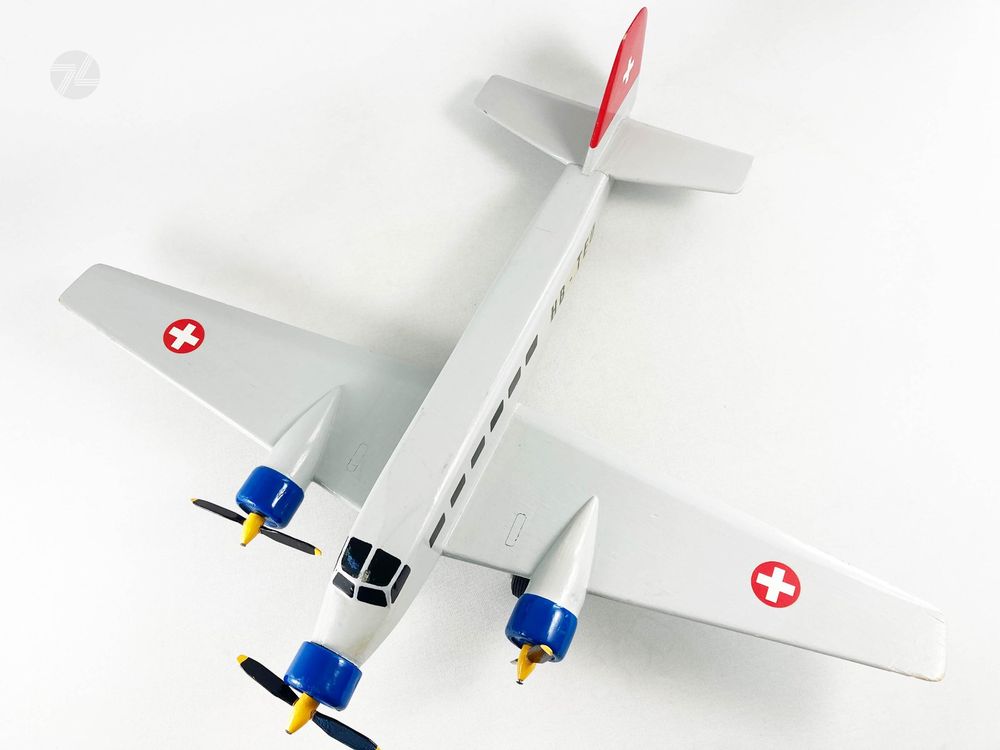 Holz Flugzeug Modell - Retro Deko Für Wohnzimmer & Büro