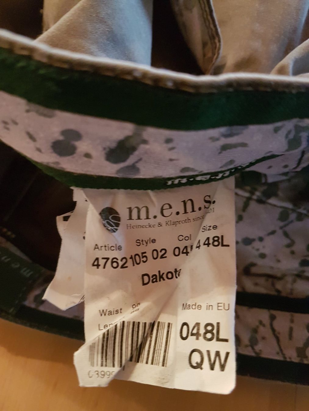 Hosen: Pantalon taille 48 marque m.e.n.s. 85% coton – Gebraucht aus Villiers von san_jn5w 5