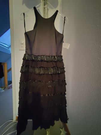 Emporio Armani Kleid aus Seide schwarz Gr. XS NEU