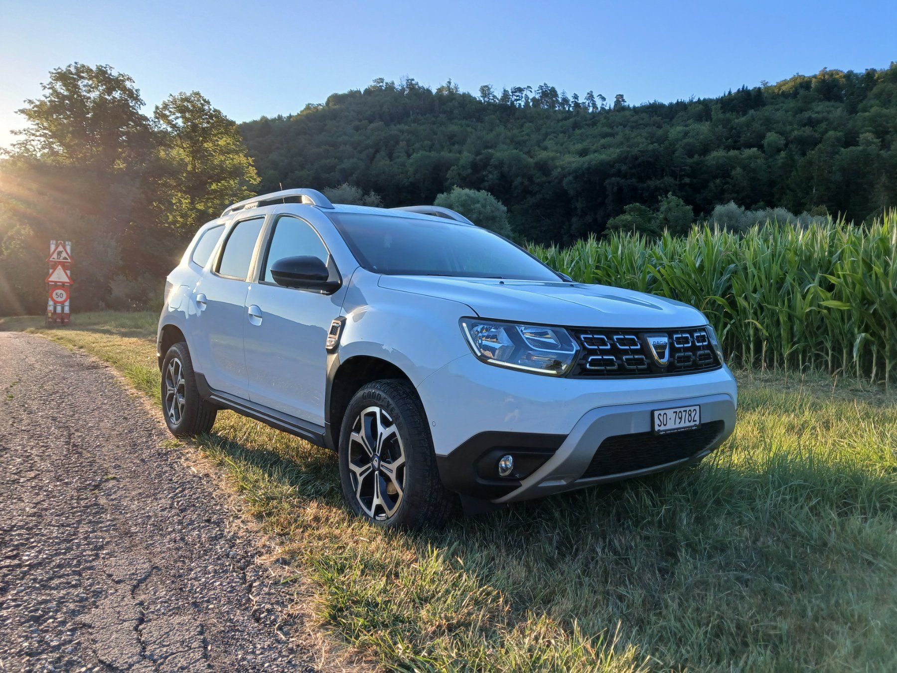 Dacia Autos: Dacia Duster weiss 4x4 53'000km – Gebraucht aus Brienz BE von Schild78
