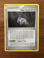 Carta Pokémon Fossile di Artiglio - Ottime condizioni!