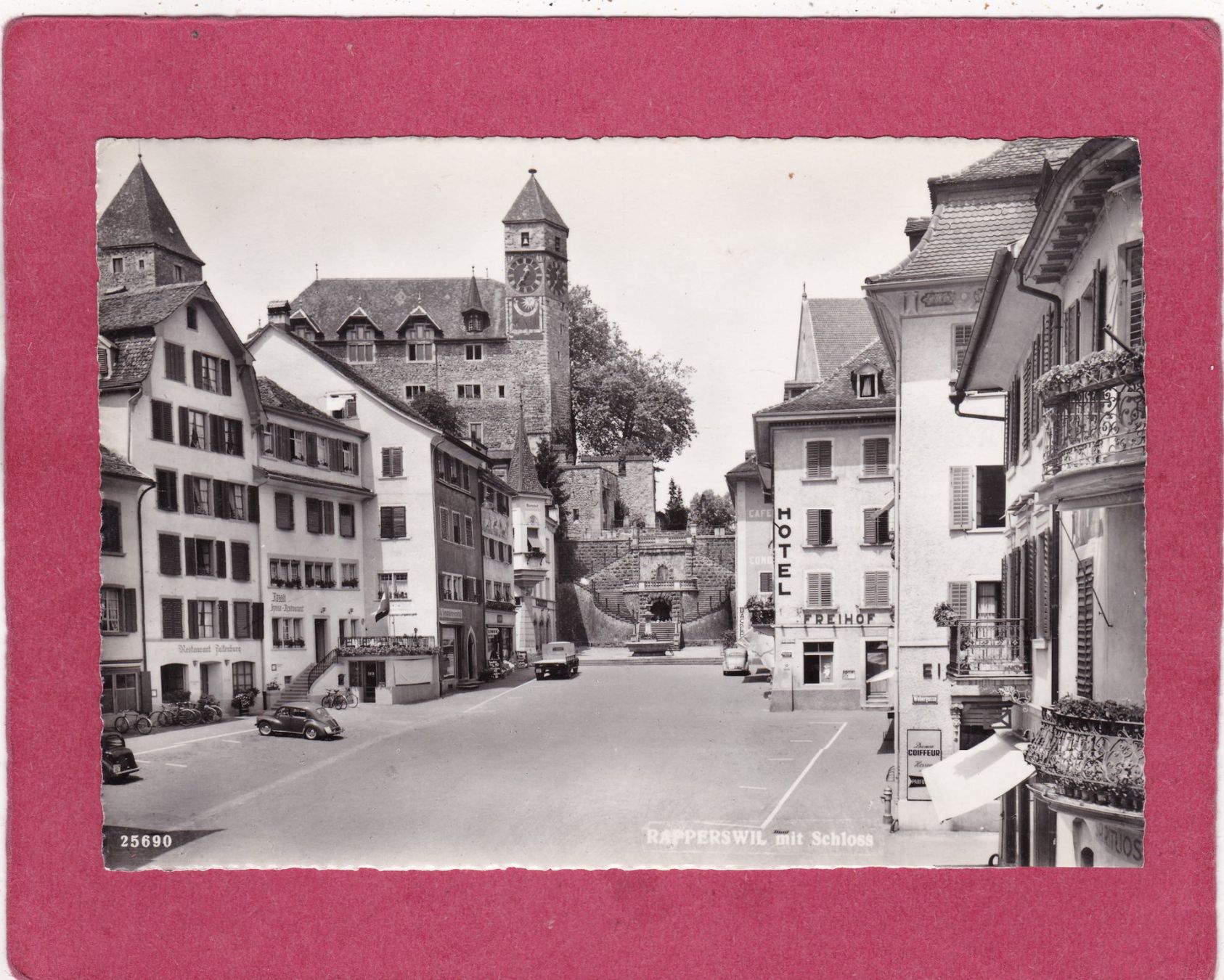 Cartoline postali: Rapperswil mit Schloss – Usato da Herisau venduto da Lisegrat2008