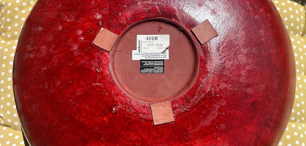 Vasi per fiori: Runder Tontopf in schönem Rot – Usato da Urdorf venduto da Resumasa 2
