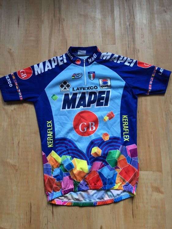 Maillot complet vélo rétro Sportful Quick Step Mapei UCI 1998 Colnago – The Sport Nuggets