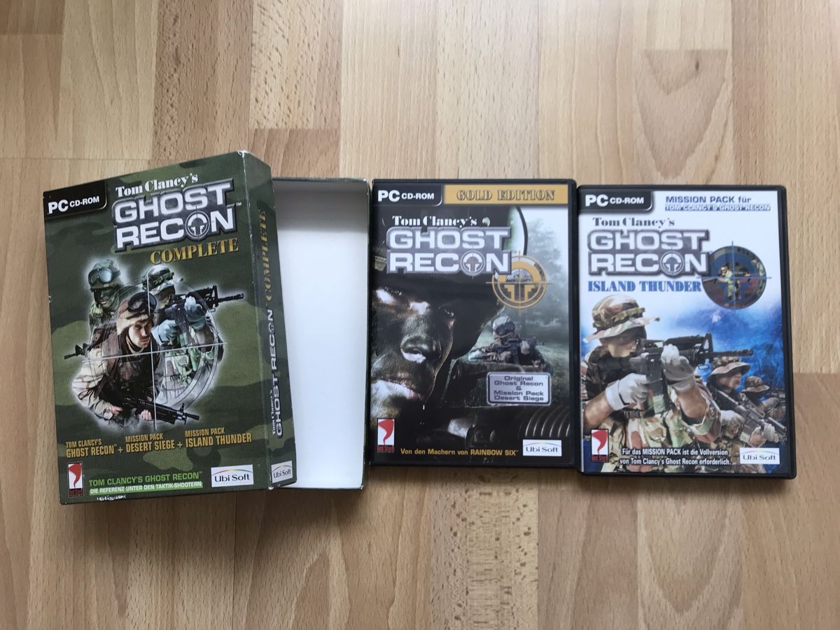 Spiele: Tom Clancy's Ghost Recon Complete GER CD-ROM PC – Gebraucht aus Basel von bom_p2ql