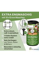 3x4m Vogelschutznetz Laubnetz 20g/m² NEU