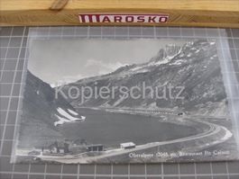 AK Oberalpsee mit Bahn, Furka Oberalp Bahn FO, Kleinformat