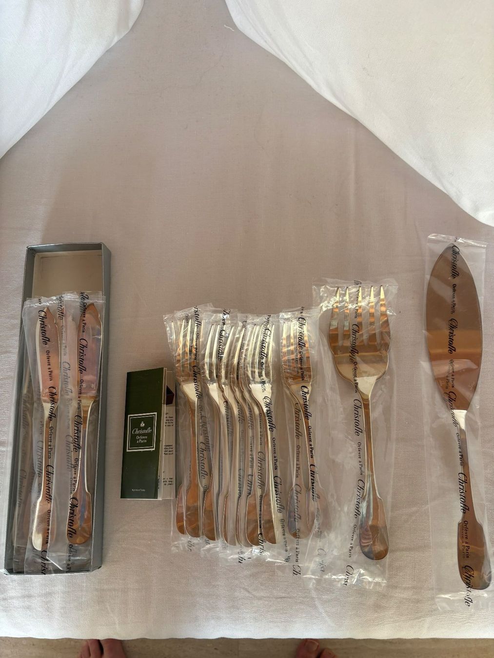 Christofle Set di posate: Christofle Fischbesteck "Cluny" – Nuovo e nell'imballaggio originale da Bergdietikon venduto da playahermosa 8