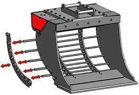 Bagger: Hydraulische Siebschaufel für Bagger – Neu und originalverpackt aus Beckenried von 2D-BauAG 2
