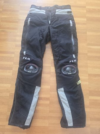 FLM Motorradhose, Gr. 36, Damen, Schwarz,