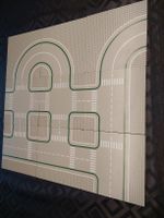 9 Lego Strassenplatten ( Hellgrau )