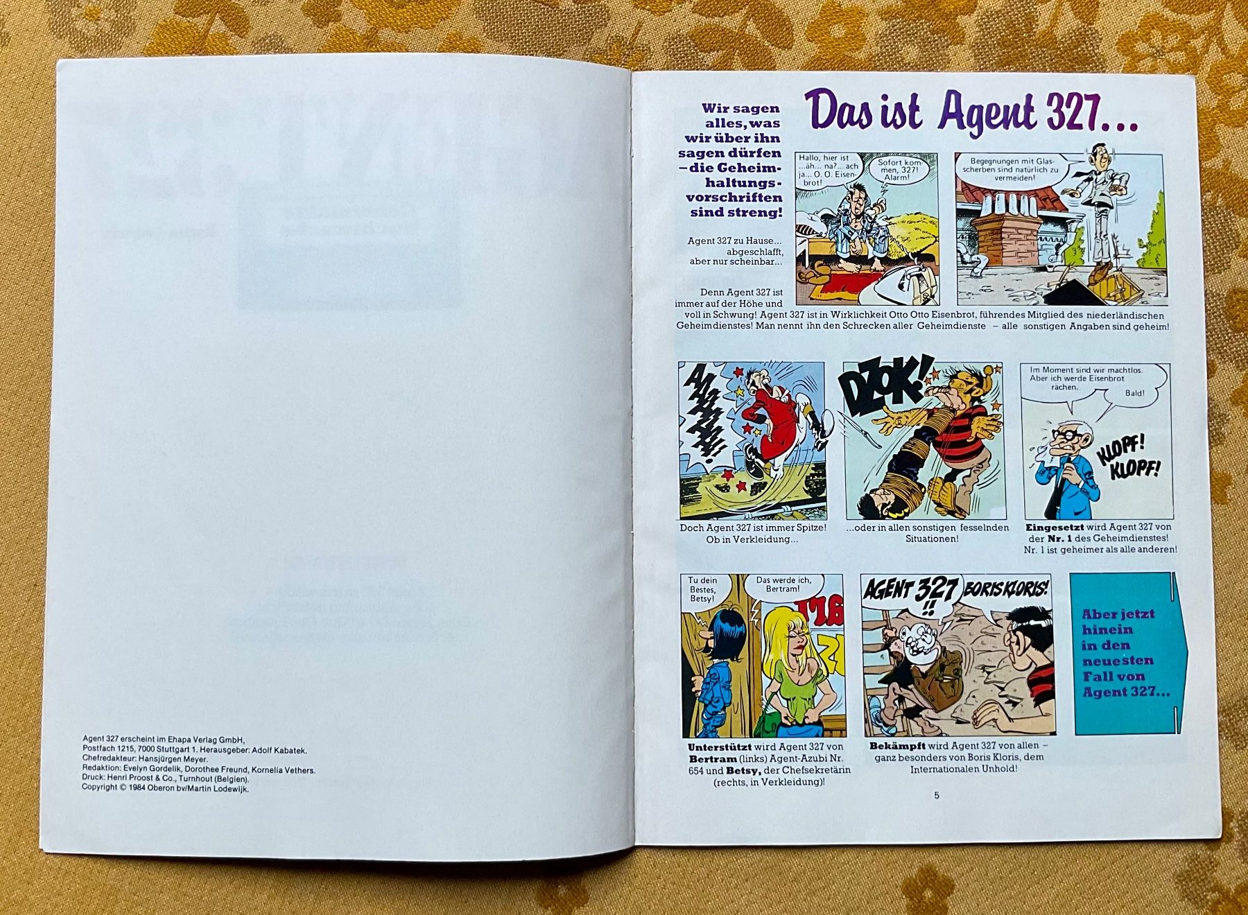 Comics: Agent 327 Band Nr 6 von 1984 – Gebraucht aus Endingen von nathan05 3