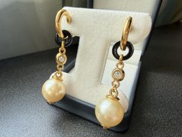 ✨Lange Ohrringe Vintage Perle, Clips