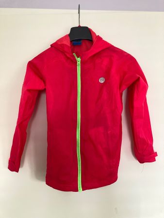 46 N Regenjacke, neonpink, Grösse 140, neuwertig!