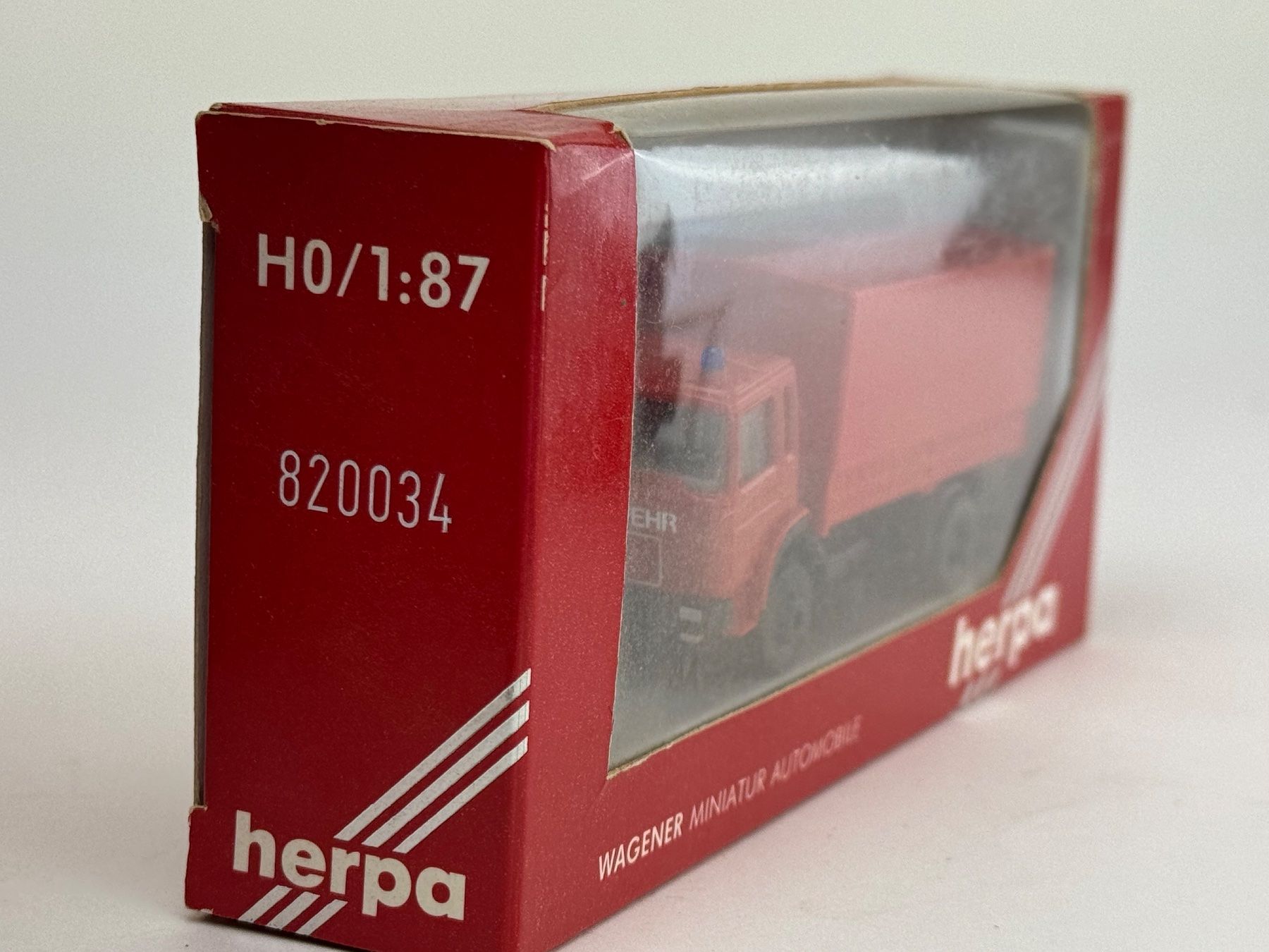 Brekina Modellini d'auto: GB5- Herpa MAN Feuerwehr Pritsche – Usato da Elm venduto da Wikmtz 1