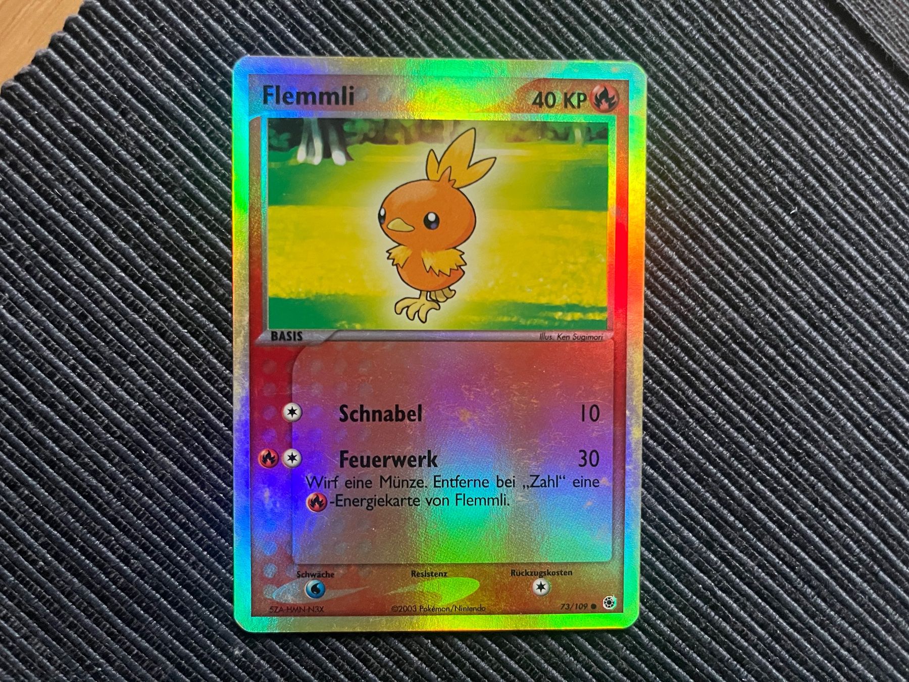Pokémon Carte collezionabili: Pokemon Flemmli Reverse holo EX Rubin Saphir – Usato da Wabern venduto da Collectfun