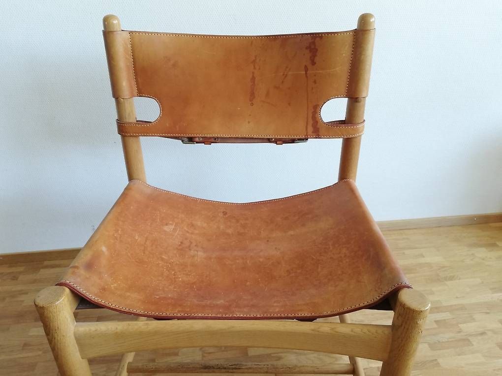 Sedie: Vintage Safari Sessel 70er Eiche Sattelleder – Usato da Rüschlikon venduto da Dedeh 3