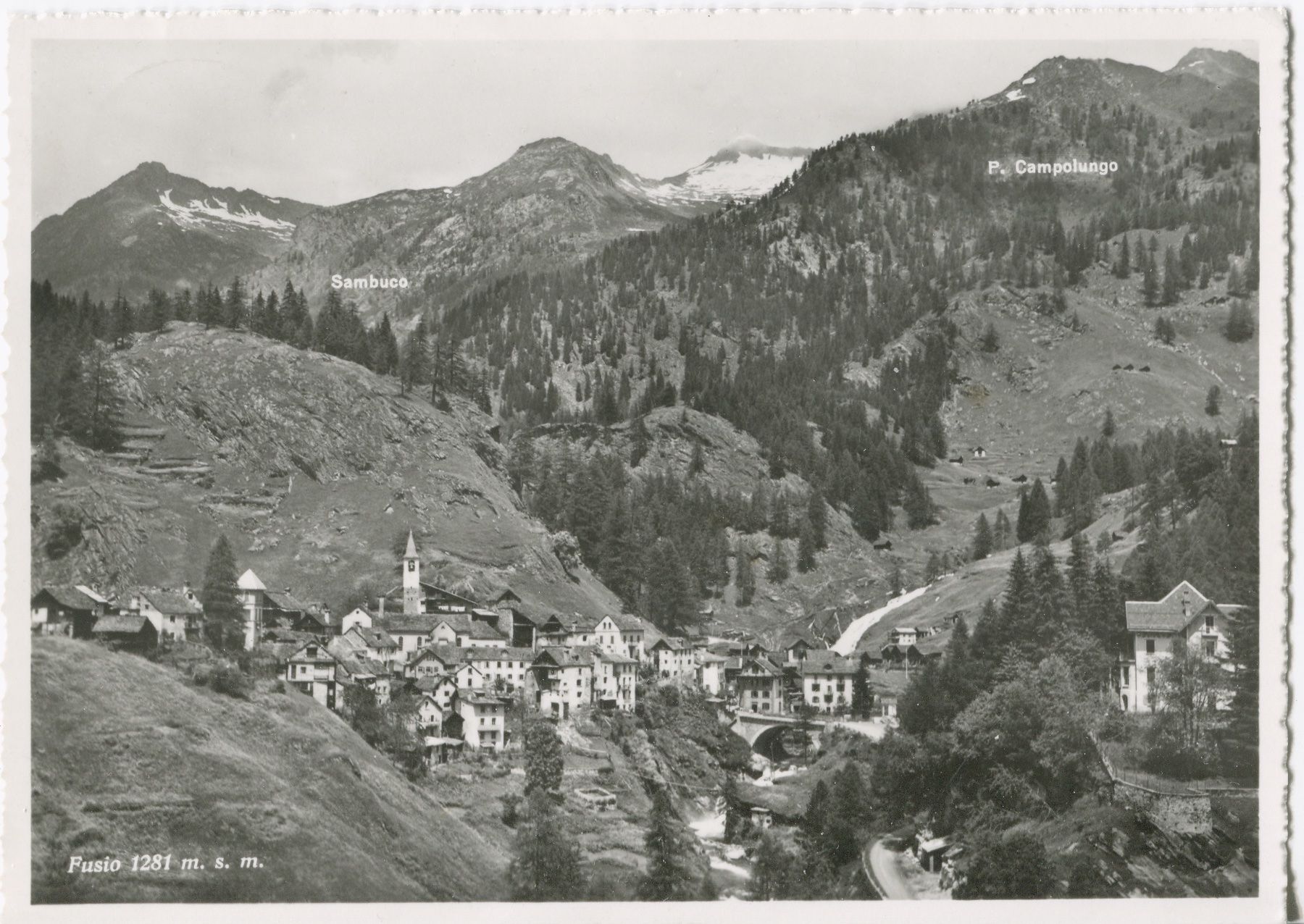 Ansichtskarten: Fusio 1954 – Gebraucht aus coglio von Tascia1