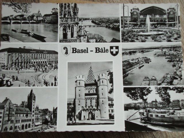 Cartoline postali: 658 Basel. Postkarte – Usato da Thun venduto da Gaad1961