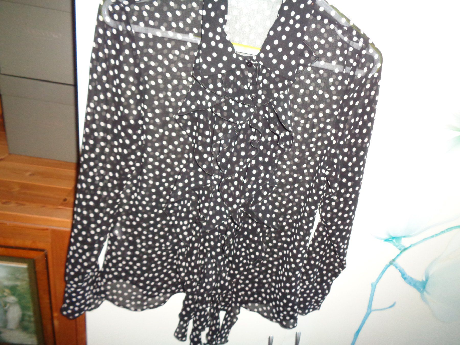 Camicette: *** Hübsche leichte Punkte Bluse *** / Details vorne – Usato da Othmarsingen venduto da Leuchtturmlady 4