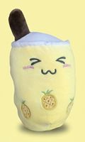 Peluche bubble tea pineapple 24cm