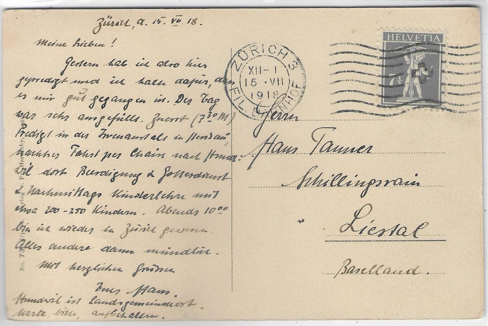 Cartoline postali: Hundwil - Generalansicht – Usato da Ettingen venduto da Kartenplanet 1