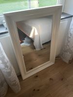 Wandspiegel IKEA weisser Rahmen rechteckig guter Zustand