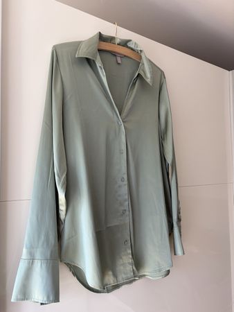 Bluse H&M mintgrün Grösse M
