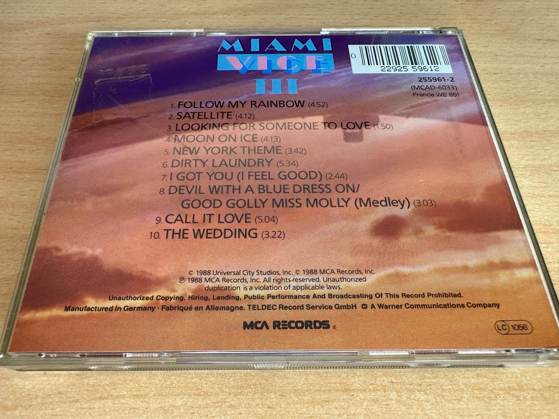 CD: Various – Miami Vice III – Usato da Rikon im Tösstal venduto da Alpenmutz 1