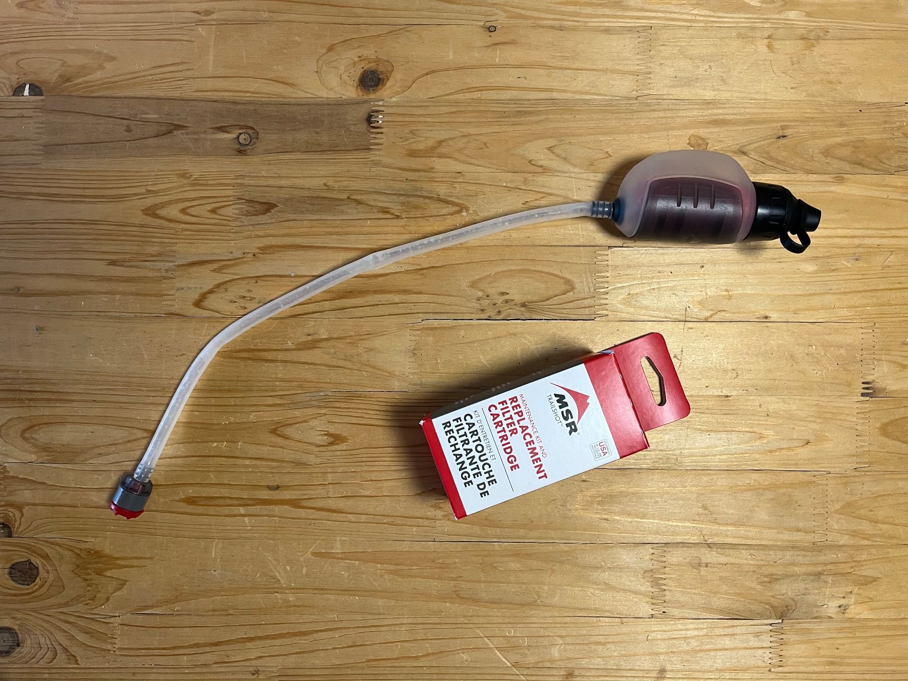 Installations sanitaires: MSR Trailshot Filter with Replacement Filter Cartidge – D'occasion à Leysin par nevin.mccallum 1