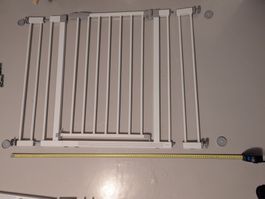 Hauck Türschutzgitter für Kinder, weiss 75-98cm