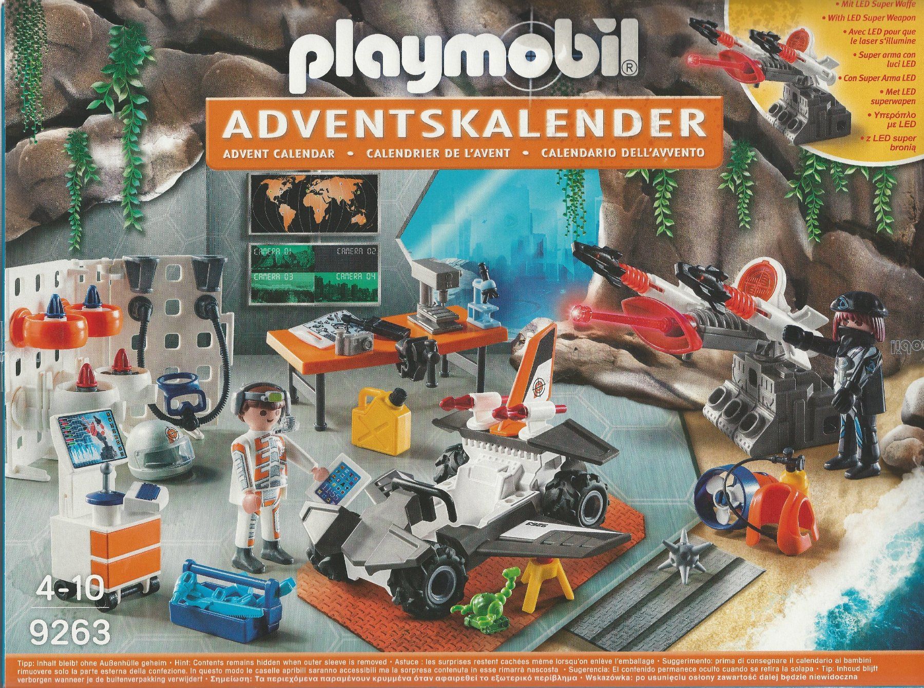 Playmobil Giocattoli: PLAYMOBIL 9263 TOP AGENTS ADVENT CALENDAR new – Nuovo e nell'imballaggio originale da Vezia venduto da Aquarius_Age