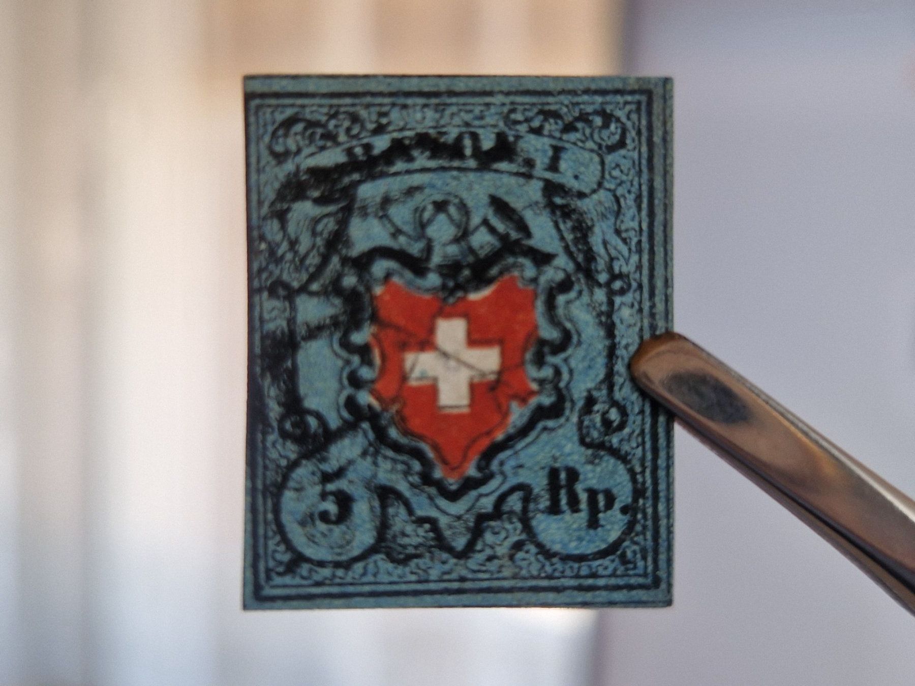 Tutti i francobolli: Rayon 15Ib, Type 24, Z-Rosette, Attest – Usato da Burgdorf venduto da Glossy01 3