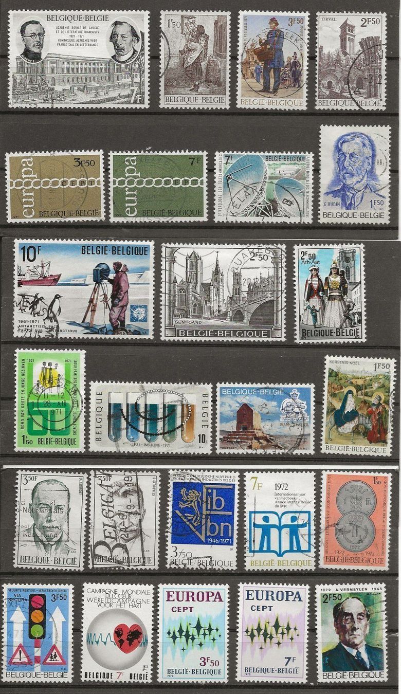 Tutti i francobolli: Lot oblitérés et neufs 1971 72 – Usato da Sion venduto da PierreP01